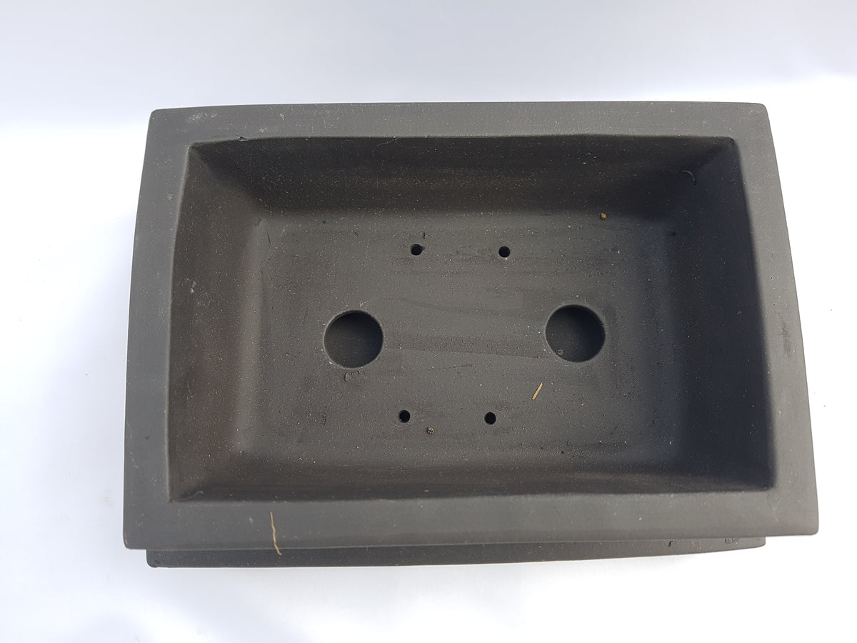 Bruin zwart rechthoekige bonsai pot Bonsai winkel