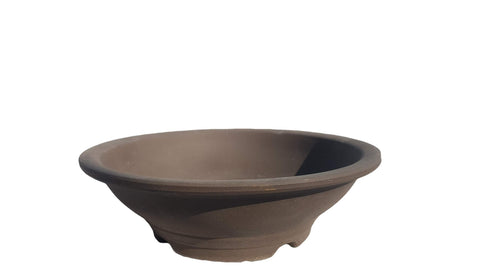 Bonsai pot rond Ongeglazuurd 24cm