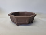 bonsai pot bruin Ongeglazuurd aardewerk