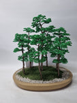 Metalen bonsai bos