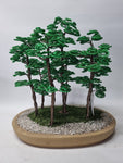 Metalen bonsai bos