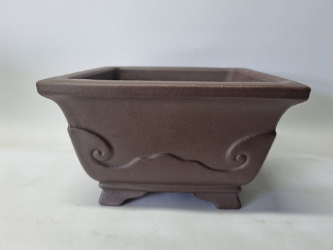 Bonsai Cascade pot ongeglazuurd