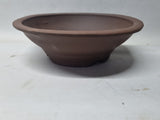 Bonsai pot rond ongeglazuurd