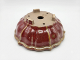Bonsai pot bordeaux rood glazuurd