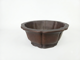 Yinxing Bonsai schaal bruin lotus ongeglazuurd 39cm