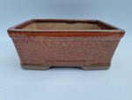Bonsai schaal rechthoek 16cm roest bruin