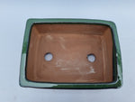 Bonsai schaal rechthoek 16cm groen