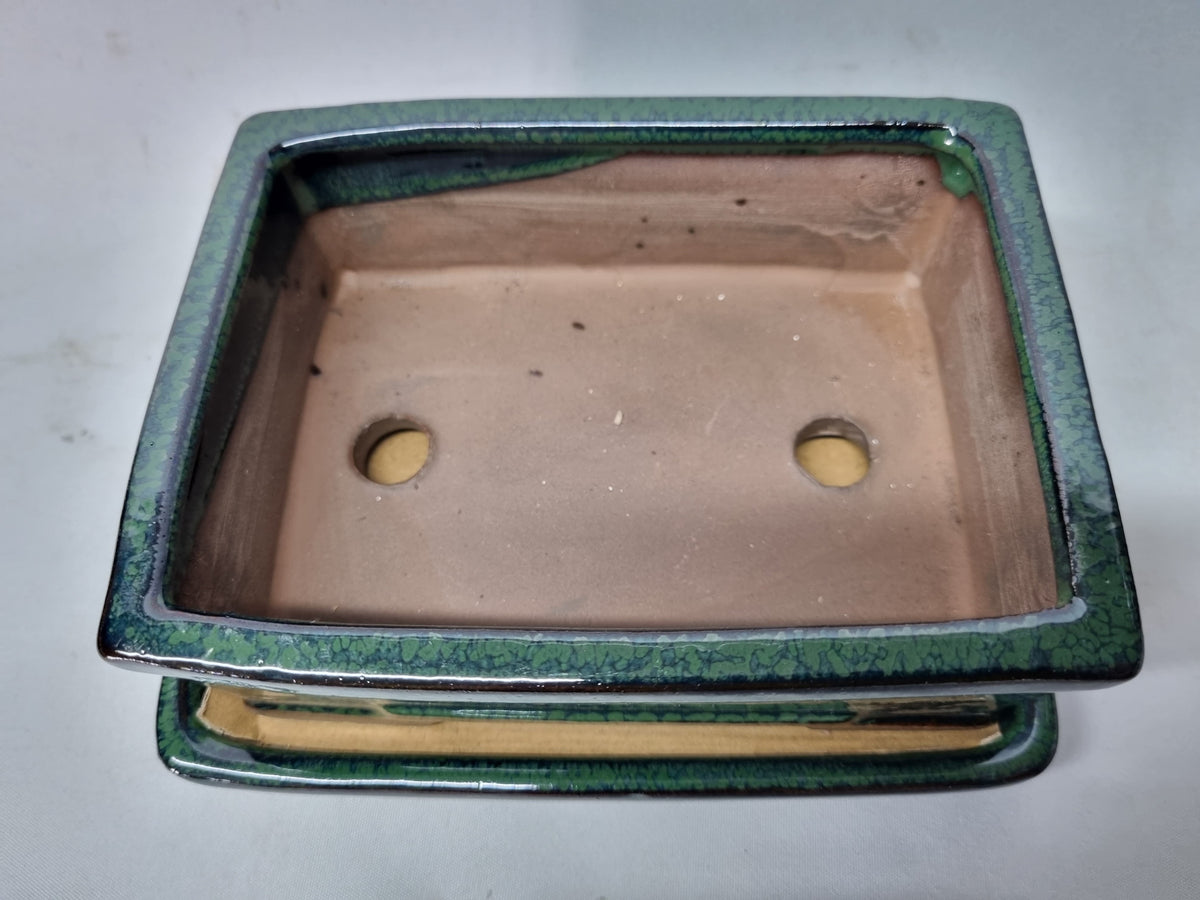MissFox Bonsai schaal met onderlegger, bonsai trainpotten van kunststof, kleine plantenpot voor tuin, 6 stuks rechthoekige bloempotten met 6 dienbladen en 3 mini-tuingereedschapsset, 16 x 12 x 6 cm MissFox Bonsai schaal met onderlegger, bonsai trainpotten van kunststof, kleine plantenpot voor tuin, 6 stuks rechthoekige bloempotten met 6 dienbladen en 3 mini-tuingereedschapsset, 16 x 12 x 6 cm